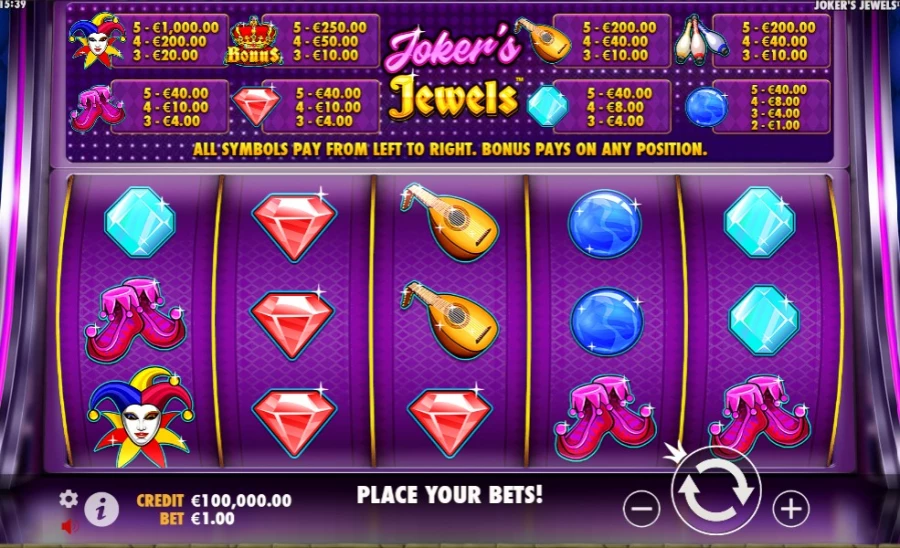 Joker Jewels 888Starz online confiable