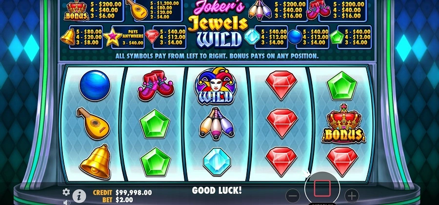Joker Jewels Demo dice